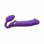 Безремневий страпон з вібрацією Strap-On-Me Vibrating Violet XL, діаметр 4,5 см, пульт ДУ 0