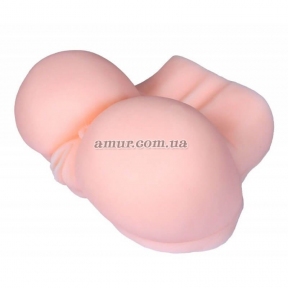  Мастурбатор вагіна-анус з вібрацією «Life-Sized Pussy & Ass XXL» 5 кг 0