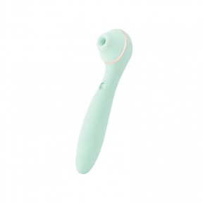 Вакуумный стимулятор с вибратором KISSTOY Polly Max, мятный 2