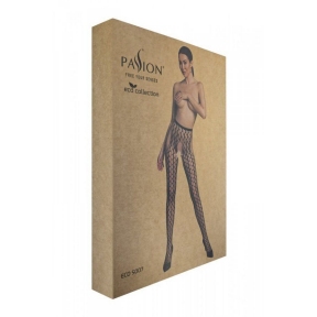 Эротические колготки-бодистокинг Passion ECO S007, черные 3