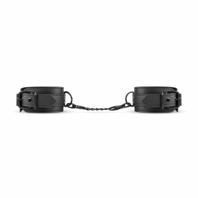 Наручники Bedroom Fantasies: Faux Leather Handcuffs One Size, черные 2