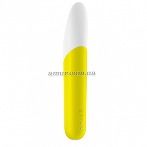 Минивибратор с гибким язычком Satisfyer Ultra Power Bullet 7, желтый 1