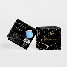 Скотч для бондажа Liebe Seele Bondage Tape, голубой, 25м, не липнет к коже и волосам, без следов 0