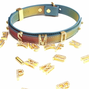 Нашийник LOCKINK Multi-color DIY Alphabet Collar 0