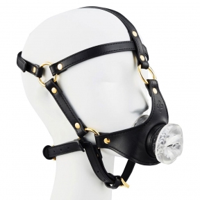 Маска-сбруя для орального секса LOCKINK SEVANDA Blowjob Head Harness 2