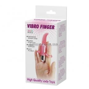 Вібратор для стимуляції клітора «Vibro Finger» на пальці 7