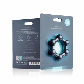 Ерекційне кільце Boners Hexagon Cock Ring 4