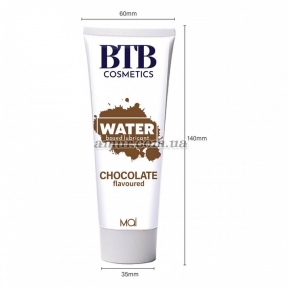Смазка на водній основі BTB Flavored Chocolat, з ароматом шоколаду, 100 мл 1
