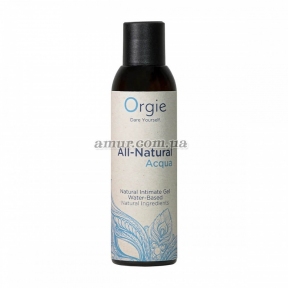 Лубрикант на водной основе «Orgie All-Natural Acqua», 150 мл 0