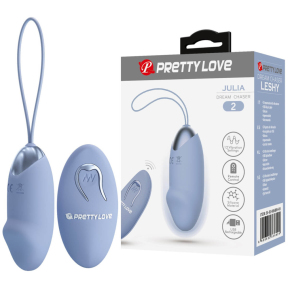 Виброяйцо Pretty Love Julia, 12 режимов вибрации, пульт ДУ 0