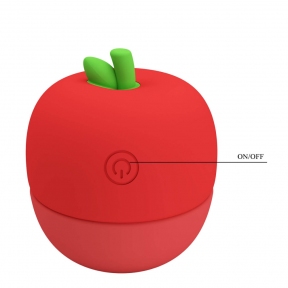 Кліторальний стимулятор з гнучкою мовою «Pretty Love Apple Secret», у вигляді яблучка 4