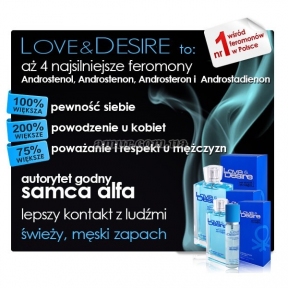 Чоловічі парфуми з феромонами «Love Desire» 15 мл 2