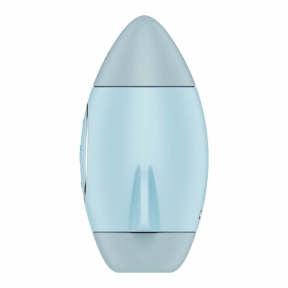 Вакуумный стимулятор с вибрацией Satisfyer Mission Control Blue, 2 независимых мотора 2