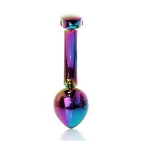 Анальна пробка Jewellery Multicolour Curved Plug M 0