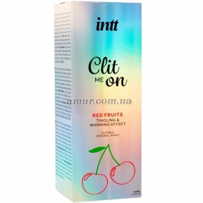 Збуджуючий спрей для клітора Intt Clit Me On Red Fruits Warming Effect, 12 мл 0