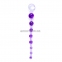 Анальная цепочка «Boss Jelly Anal Beads», фиолетовая 0