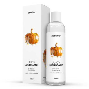 Лубрикант на водній основі Satisfyer Juicy Lubricant Playful Pumpkin, з ароматом гарбуза, кориці та гвоздики, 300 мл 0