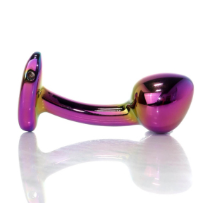 Анальна пробка Jewellery Multicolour Curved Plug M 2