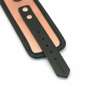 Наручники Liebe Seele Rose Gold Memory Wrist Cuff, натуральная кожа, розовое золото 6