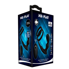 Анальная пробка с эрекционным кольцом Mr Play Remote Control, 12 вибраций 5