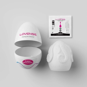 Мастурбатор-яйце Lovense Kraken masturbator egg, текстура-сюрприз 3