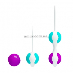 Набор вагинальных шариков «Orgasmic balls silicone» 1