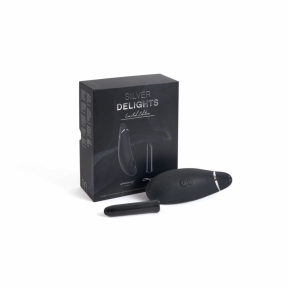 Преміальний подарунковий набір Silver Delights Collection: Womanizer Premium та We-Vibe Tango 0