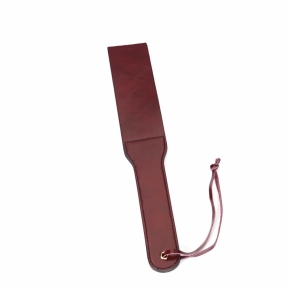 Двусторонний паддл Liebe Seele Wine Red Spanking Paddle, натуральная кожа 0