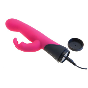 Вібратор-кролик Liebe Pleasure Toys Rabbit Liebe Cerise, рожевий, 7 режимів 2