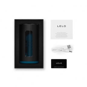 Смарт-мастурбатор LELO F1S V3, синий, 2 мотора, 8 режимов, стимуляция звуковыми волнами 3