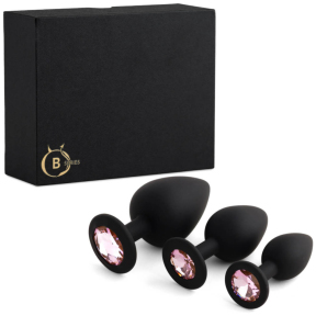 Набор силиконовых анальных пробок Jewellery Silicone Plug Set 8