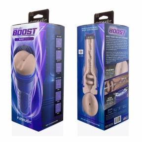 Мастурбатор-попка Fleshlight Boost Blast Female Light Medium Flesh, що плавають кільця Turbo Tech 3