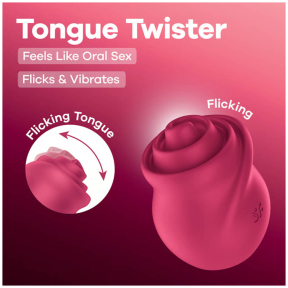 Вибростимулятор для клитора Satisfyer Tongue Twister, с имитацией язычка 2