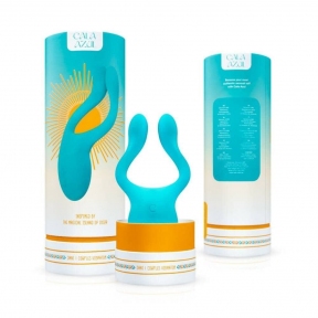 Универсальный вибратор для пар Cala Azul – Dani Couples Toy, 10 режимов 9