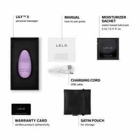 Міні-вібратор для клітора LELO Lily 3 Calm, ліловий, 10 режимів, дуже потужний 0