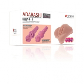 Мастурбатор-вагіна Kokos Adarashi -2 Double Layer, двошарова 5