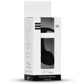 Анальная пробка Silicone Black Curved Plug M 4