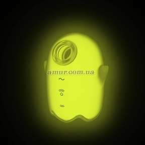 Вакуумний вібратор «Satisfyer Glowing Ghost», жовтий 0