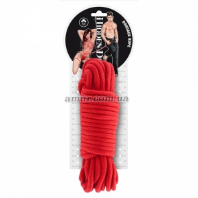 Мотузка для зв'язування «Bondage Rope», 5 метрів, червона 0