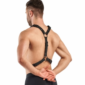 Портупея Bedroom Fantasies: Max Bondage Harness, чорна 2