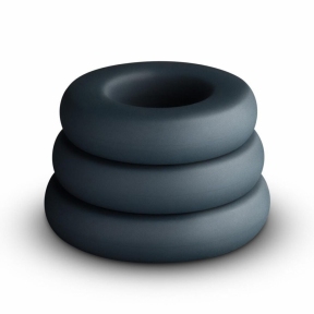 Набор эрекционных колец Boners 3-Piece Hefty Cock Ring Set, диаметр 3,2 см, 3,8 см и 4,5 см 2
