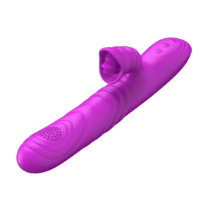 Вибратор-кролик «Angelia», 20 режимов вибарции, 3 режима движения, подогрев 5