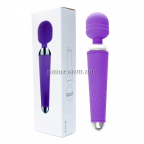 Вибратор-микрофон «Power Massager Wand» фиолетовый, 16 режимов вибрации 0