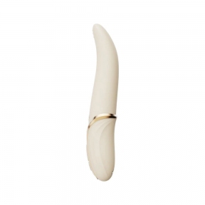 Вибратор Zalo – EVE, белый, вибрация + ротация, имитация язычка, подогрев до 39 °C 0