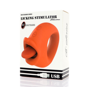 Клиторальный вибростимулятор с язычком «Rechargeable Licking Stimulator» 5