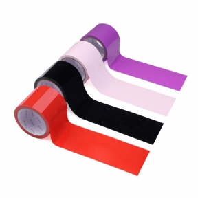 Скотч для бондажа LOCKINK SEVANDA Electrostatic Tape, красная, 16 м 3