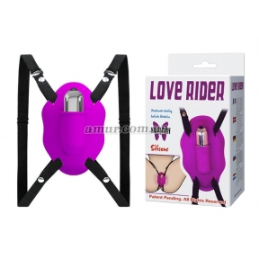 Клиторальная бабочка стимулятор на ремешках «Love RIder» 6