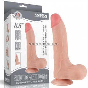 Фаллоимитатор с подвижной кожей «Sliding-Skin Dual Layer Dong 8,5