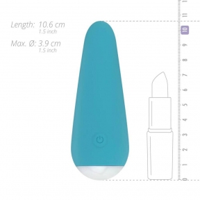 Міні-вібратор Cala Azul – Julia Mini Vibrator, дуже ніжний, 10 режимів 3