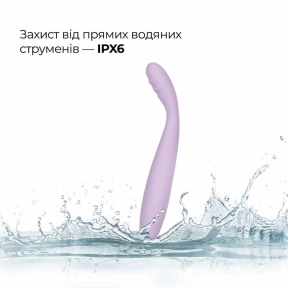 Тонкий смарт-вібратор G Svakom Cici 2, ліловий, підігрів до 38 °C 7